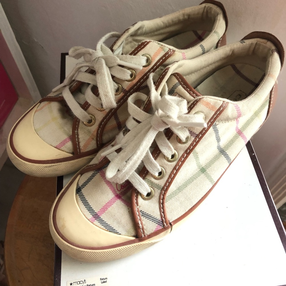 Coach Barrett Tattersalls Sneakers 6 Designer Shoe